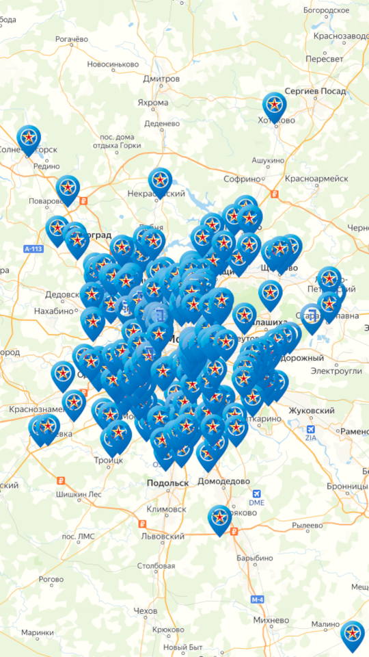 Карта новостроек