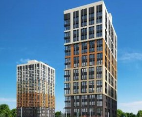 Дома цвета кофе